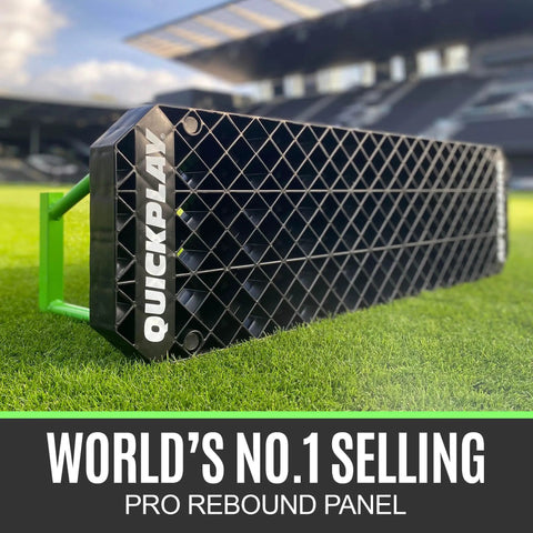 4-In-1 Soccer Rebounder Board For Backyard Training, Portable Dual Surface And Dual Angle Rebounds For Passing And Reaction Drills