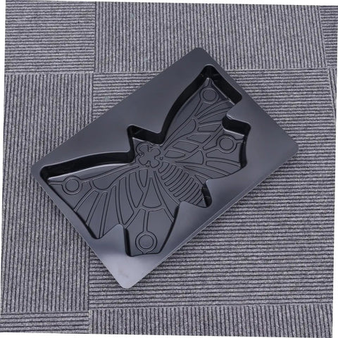 Butterfly Shaped Paving Mold For Garden Paths And Walkways, Reusable Concrete Stepping Stone Mold, black plastic