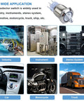 Applications of 22mm Latching DPDT Rotary Selector Switch in industry, instruments, stereo systems, cars, motorcycles, trucks