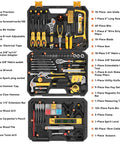 339 Piece Tool Set For Home And Auto Repair, Comprehensive Hand Tool Kit with case and contents visible, including wrenches and drill bits