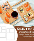 Multi Pocket Acrylic Valet Tray Router Templates For Desktop Organizers And Storage Solutions Precision Inlay Jig, clear polycarbonate templates with sushi.
