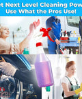 Chemical Resistant 24 Oz Spray Bottles 10 Pack Heavy Duty Trigger Sprayer With Adjustable Nozzle Leak Proof Design For Automotive Detailing Window Washing And Janitorial Work Built Solid For The Daily Grind with cleaning scenes.