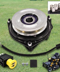 Top Shelf Electric PTO Clutch And 7 Pin 20A Switch Ace Replacement For Cub Cadet Tank M48 M54 M60 M72 Recon 48 60 And Kubota TG18 includes clutch assembly and switch.