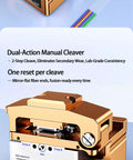 Fiber Optic Cleaver For FTTH With 16 Face Tungsten Blade Delivers 48,000 Cuts And Sub 0.5 Degree Precision, close-up view