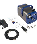 Ultra Quiet Airbrush Compressor With Built In Air Tank Portable Lightweight 5.5lb Unit Integrated Regulator Smooth Air Flow For Hobbyists And Fine Detail Work with accessories