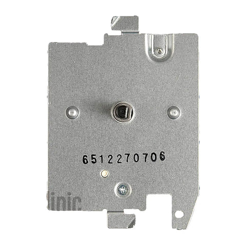 Back view of Dryer Timer WE4M533 Replacement Part For GE Dryers OEM Authorized Black Timer Module Fits Various Models