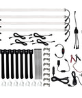 Link Light System For Canopies 4 Pack 20 Inch Light Bars 2720 Lumens Total with installation accessories and cables