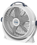 20 Inch High Velocity Floor Fan With Three Speeds And 360 Degree Airflow, Portable Air Circulator, Fully Assembled In Gray
