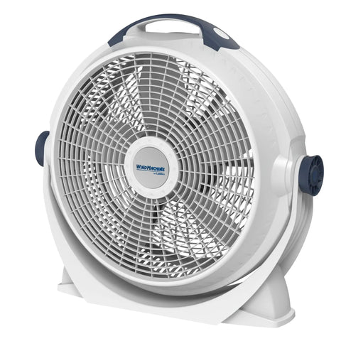 20 Inch High Velocity Floor Fan With Three Speeds And 360 Degree Airflow, Portable Air Circulator, Fully Assembled In Gray