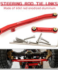 Aluminum High Clearance Chassis Links And Steering Links Set With 1.27mm RC Screwdriver For 1 To 24 Axial SCX24 Bronco And C10 Upgrade Parts