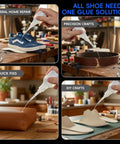 Fast Bonding Shoe Glue Kit 1oz and 1g used on sneakers, leather goods, crafts, and more for general and precision repairs.