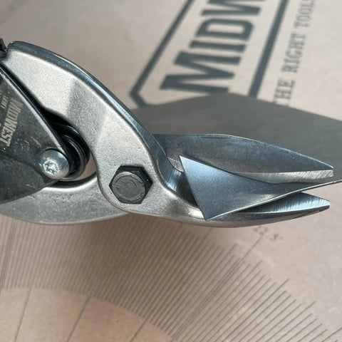 Left Cut Aviation Snips For Stainless Steel, Pro Grade Built To Last Cutting Shears With Molybdenum Alloy Steel Blades, Austempered And Hot Drop Forged, Standard Size, Made In USA