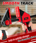 Heavy Duty Twenty Four Inch Bar Clamps Set With Five Hundred Fifty Pound Rock Solid Grip For Woodworking And Carpentry Quick Change Tool.