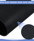 7 Sheets Shoe Sole Repair Patch Kit Non Slip Protector Pads For Worn Bottoms, textured rubber sole sheet close-up