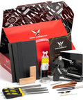 DIY Knife Making Kit For Men Gift Set With Complete Tools And Accessories, 440C Stainless Steel Blade, Bushcraft Ready package contents.