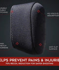 Gel Recoil Pad For Shotgun With Slip On Rifle Stock Pad Softens The Kick Using Visco Elastic Gel Fits Winchester Remington Mossberg Ruger