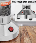 Beast Power 2000W Electric Grain Mill Grinder stainless steel base with control buttons, one-touch easy operation feature