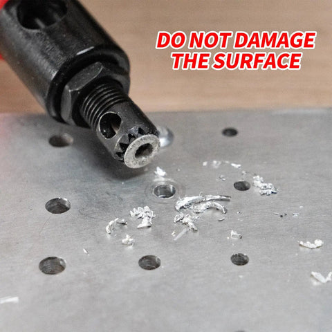 Heavy Duty Rivet Removal Tool With Aluminum Blind Rivet Drill Adapter And Electric Drill Attachments For Button Head Blind Fastener Extractor Featuring Tough As Nails Build Quick Knockout Action And No Sweat Setup For Everyday Garage Tasks