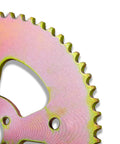 Close-up of 60T Beefed Up High Torque Rear Sprocket With 6 Holes for 40 41 420 Chain