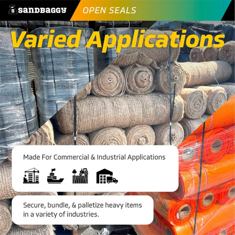 Open Steel Strapping Seals Half Inch By One And A Quarter Inch Galvanized Metal Banding Clips for industrial applications