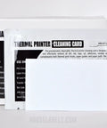 Thermal Printer Cleaning Cards For Print Heads 2.1 By 3.425 Inches Each Card Is Individually Wrapped To Stay Fresh While You Clean