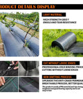 Details of Heavy Duty Woven Landscape Fabric Weed Barrier Ground Cover Geotextile Cloth Durable Polypropylene Weed Control Roll