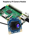 8MP USB Camera Module With 3264x2448 HD Resolution, IMX179 Sensor connected to Raspberry Pi