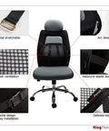 KingPhenix Two Pack Mesh Lumbar Support For Car And Office Chair with metal stretchable strap and breathable mesh design.