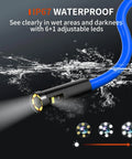 Dual Lens Endoscope Camera With Light For Tight Spaces 1920P HD Borescope For Auto Diagnostics Industrial Machinery HVAC And Plumbing Inspections Pro Grade For Field Ready Tough Use, IP67 waterproof