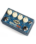 Replay Box Delay Guitar Effects Pedal With True Stereo Operation And Active Tap Tempo, Volume, Mix, Repeat And Subdivision Controls For Studio Quality Echo And Up To 3 Seconds Of Delay, blue