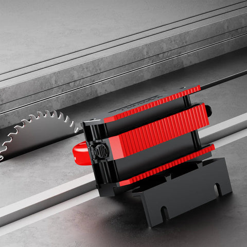 Adjustable Push Block for Table Saw with Safe and Stable Grip, Sliding Height, Base Width, Anti Slip, Heavy Duty Woodworking Pusher