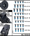32 Piece Red Dot Optics Screw Set For Adapter Plates Fits Trijicon Holosun Vortex Shield Docter Vector Optics Pre Applied Threadlocker And Includes T10 Hex Key For Rock Solid Quick Mounting On Rifles And Pistols overview
