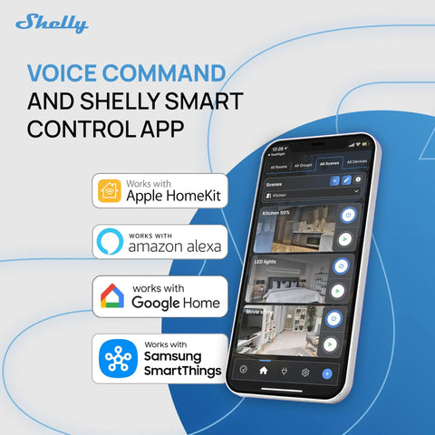 Smartphone displaying smart app for Two Channel Smart Relay Switch With Power Metering, WiFi Zigbee Matter Compatible features.