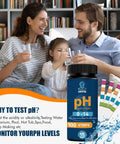 Family using 100 Count pH Test Strips 0 to 14 for Drinking Water, Aquarium, Pool, Hot Tub and Spa, Easy Dip Litmus Paper
