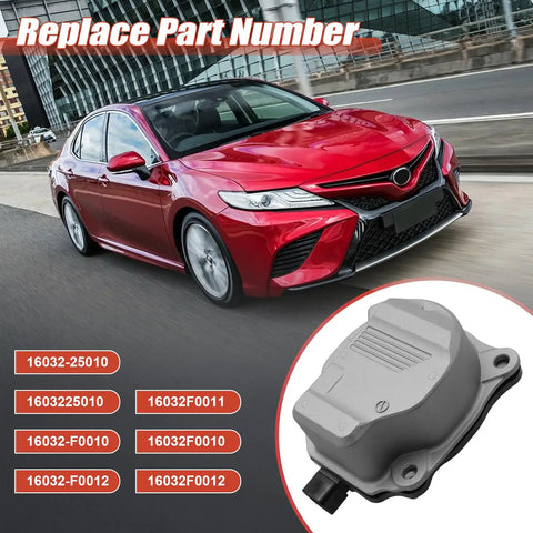 Heavy Duty Coolant Electric Water Pump For Toyota Camry 2018 2022 Engine Cooling Upgrade displayed with red Camry.