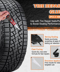 Quick Fix Tire Plug Repair Kit With 100 Self Service Screws In Small Medium And Large Sizes Plus Two Tubes Of Tire Sealant