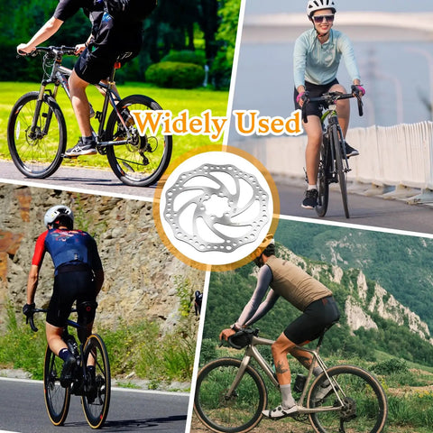 Beefy 160mm Disc Brake Rotor For Electric Bikes And Mountain Rides Stainless Steel Includes 6 Screws used on various bikes
