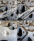 M11 X 1.5 Metric Head Bolt Thread Repair Kit For Stripped Cylinder Head Threads Restore Factory Specs installation steps