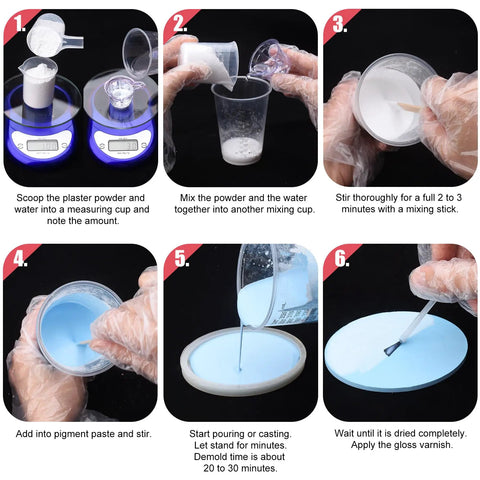 Dead Simple Ceramic Resin Casting Powder Plus One Point Four Kilogram Plaster Mix For Terrazzo Trays Coasters Fast Water Activated Blend Delivers A Knockout Porcelain Matte Finish For Zero Hassle Weekend Art Creators
