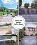 Automatic Gate Opener Kit For Dual Swing Gates Up To 16 Feet Or 550 Pounds Solar Powered Medium Duty Gate Operator With Included