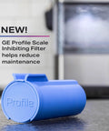 Blue GE Profile scale-inhibiting filter upgrade component for Nugget Ice Maker