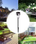 Outdoor Solar Pathway Lights 12 Pack Stainless Steel Waterproof LED Landscape Lighting For Yard Patio Walkway Garden