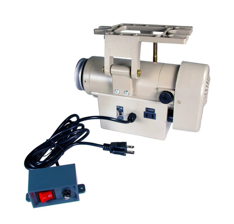 Beefy 550 Watt Servo Sewing Machine Motor For Industrial Use 110V Clutchless Operation With Quiet Noiseless Performance And Knob