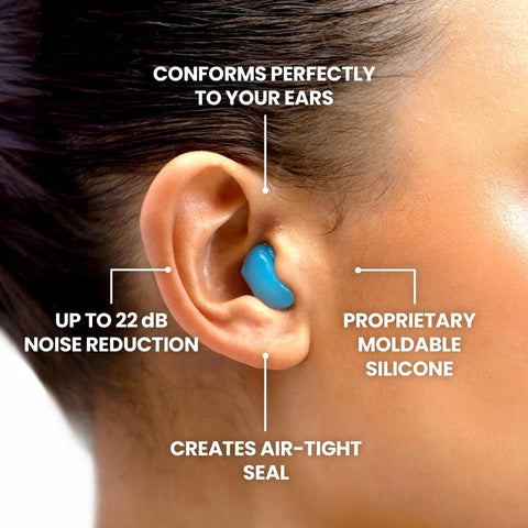 Custom Moldable Silicone Ear Plugs With Storage Case Eight Pairs For Sleep Snoring Work Studying And Swimming Superior Noise Reduction And Canceling Waterproof And Airtight Comfort Fit For Quiet Time