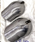 Authentic Medieval Pauldron Spaulder Armor Set For Adults Real Deal Wearable Plate Shoulder Guards In Silver Finish