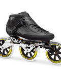 Powerblade Pro 125 Adult Fitness Inline Skate With Heat Moldable Carbon Boot And 125mm Wheels Marathon Race Style Hand Made In Italy 45 Degree Micro Adjustable Buckles For Secure Fast Performance, side view