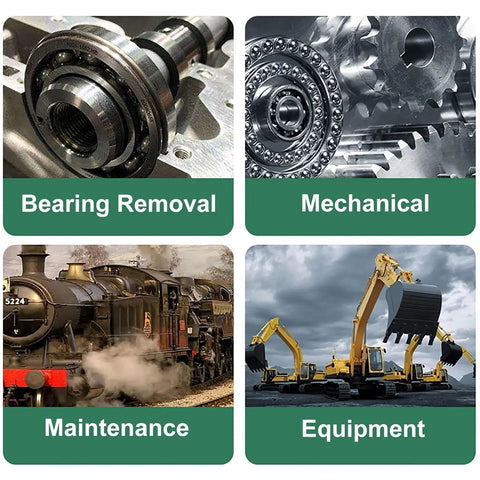 Beefy 50 Ton Hydraulic Gear Puller Tool Kit for Bearing, Shaft and Bushing Removal with Non Slip Handle related equipment images