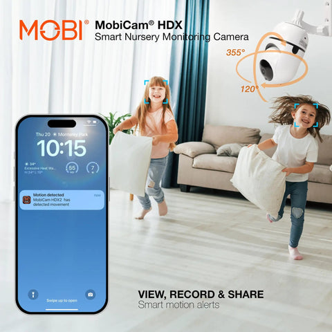 1080P HD WiFi Pan Tilt Indoor Security Camera With Night Vision Motion Detection Two Way Audio Cloud And SD Card Storage