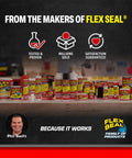 Heavy Duty Flex Seal Silicone Spray Is The Ultimate Gunk Buster For Your Home And Auto displayed with other Flex Seal products.