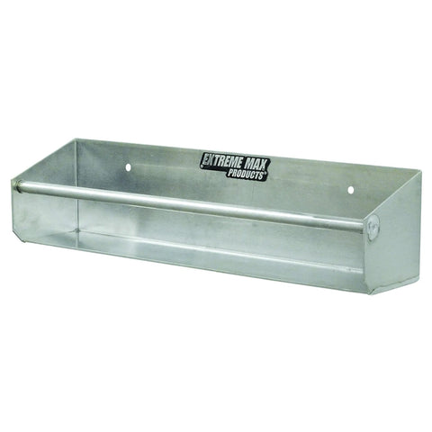 Wall Mount Aluminum Tie Down Hanger Storage Rack Shelf For Enclosed Trailer, Shop, Or Garage, Keeps Aerosol Cans, Jugs, And Gear Organized